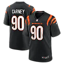 Zennovawear Owen Carney Cincinnati Bengals Home Game Player Jersey - Black