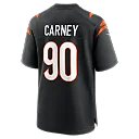 Zennovawear Owen Carney Cincinnati Bengals Home Game Player Jersey - Black