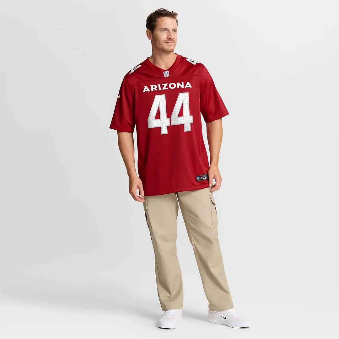 Zennovawear Owen Pappoe Arizona Cardinals Team Game Jersey - Cardinal
