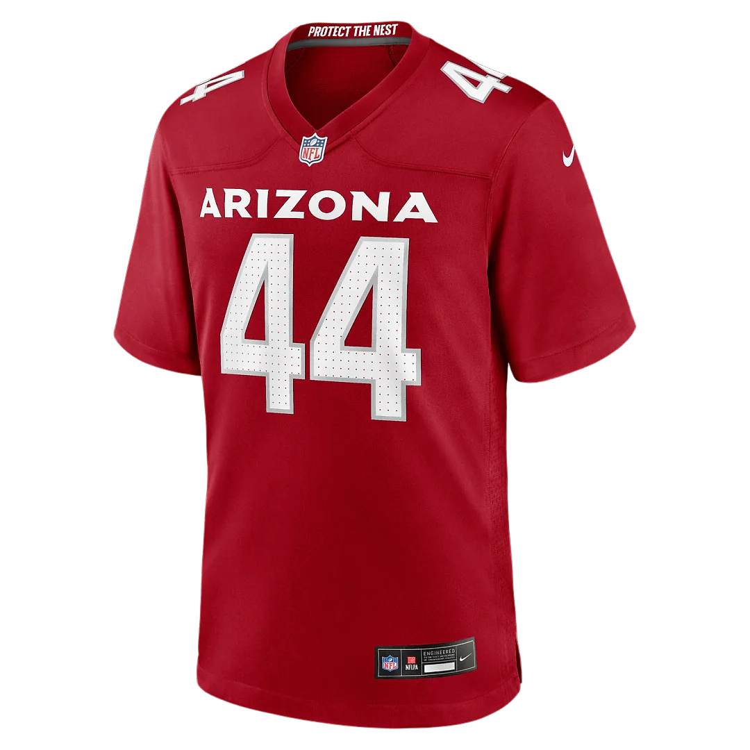 Zennovawear Owen Pappoe Arizona Cardinals Team Game Jersey - Cardinal