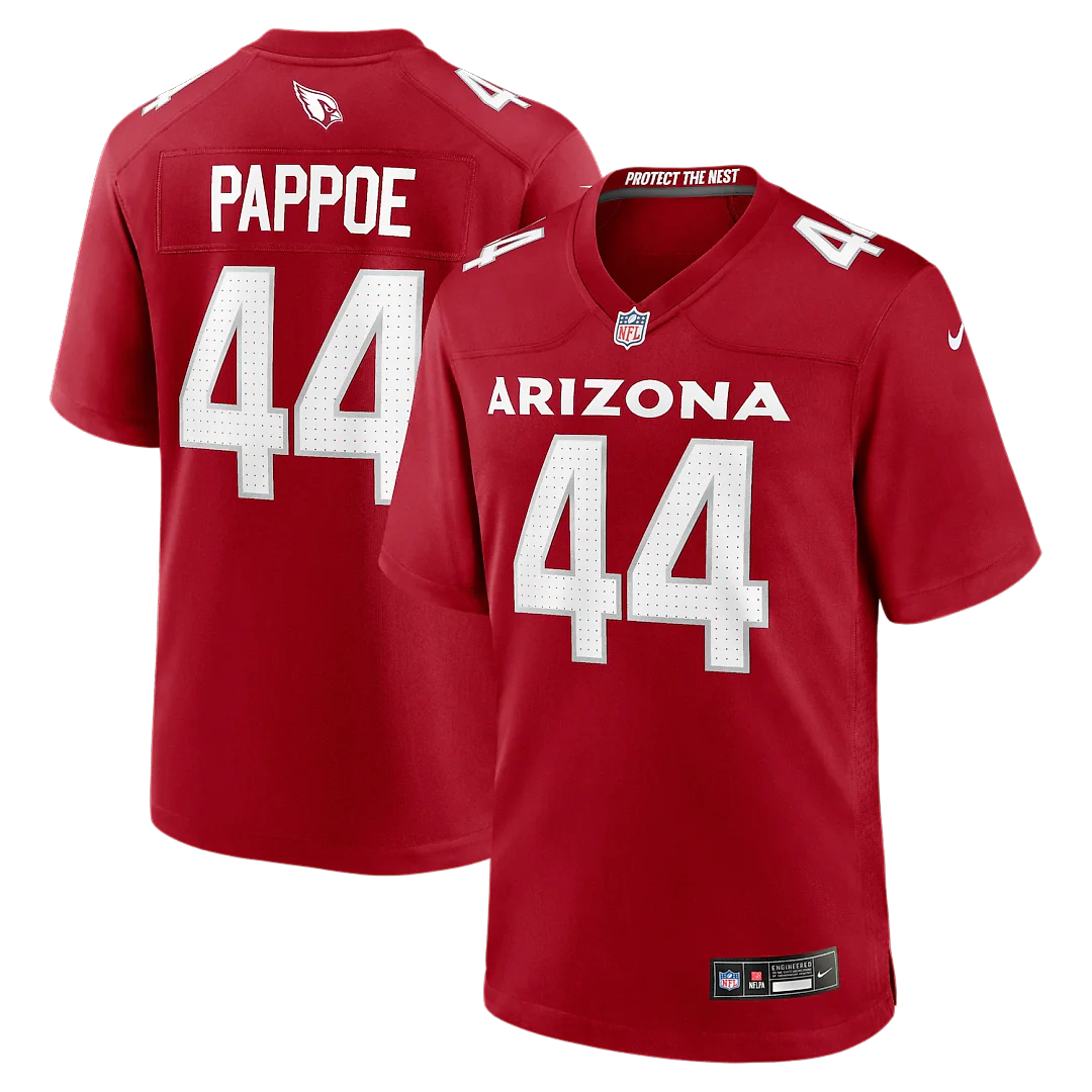 Zennovawear Owen Pappoe Arizona Cardinals Team Game Jersey - Cardinal
