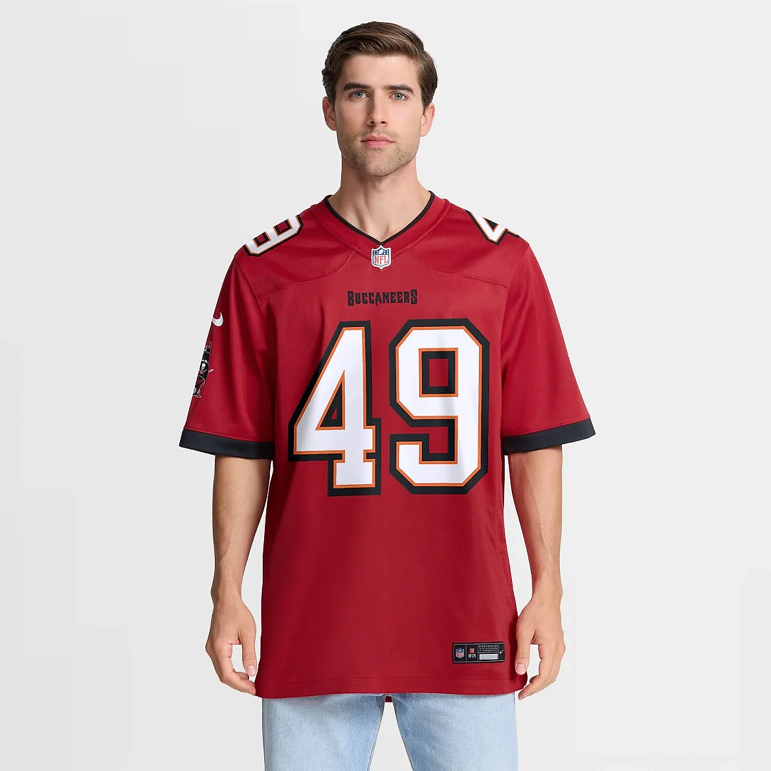 Zennovawear Owen Wright Tampa Bay Buccaneers Team Game Jersey - Red