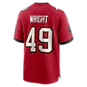 Zennovawear Owen Wright Tampa Bay Buccaneers Team Game Jersey - Red