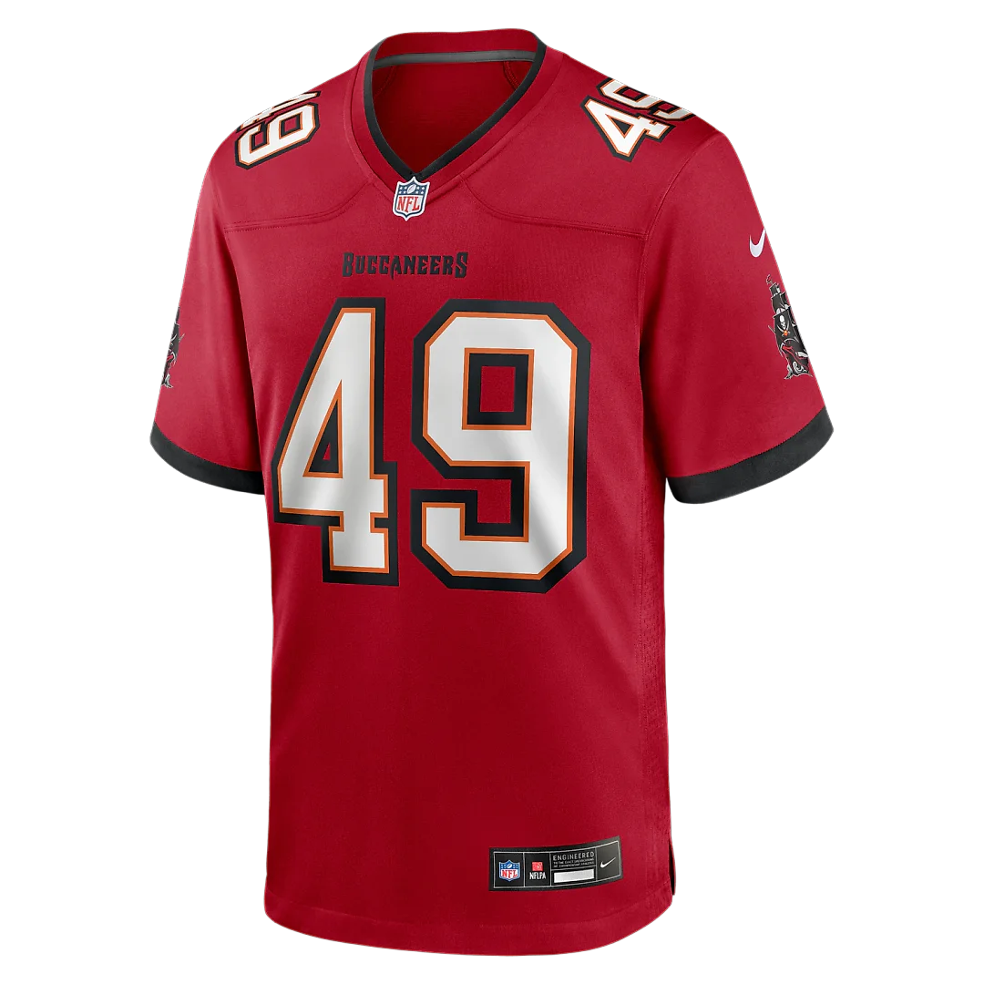 Zennovawear Owen Wright Tampa Bay Buccaneers Team Game Jersey - Red