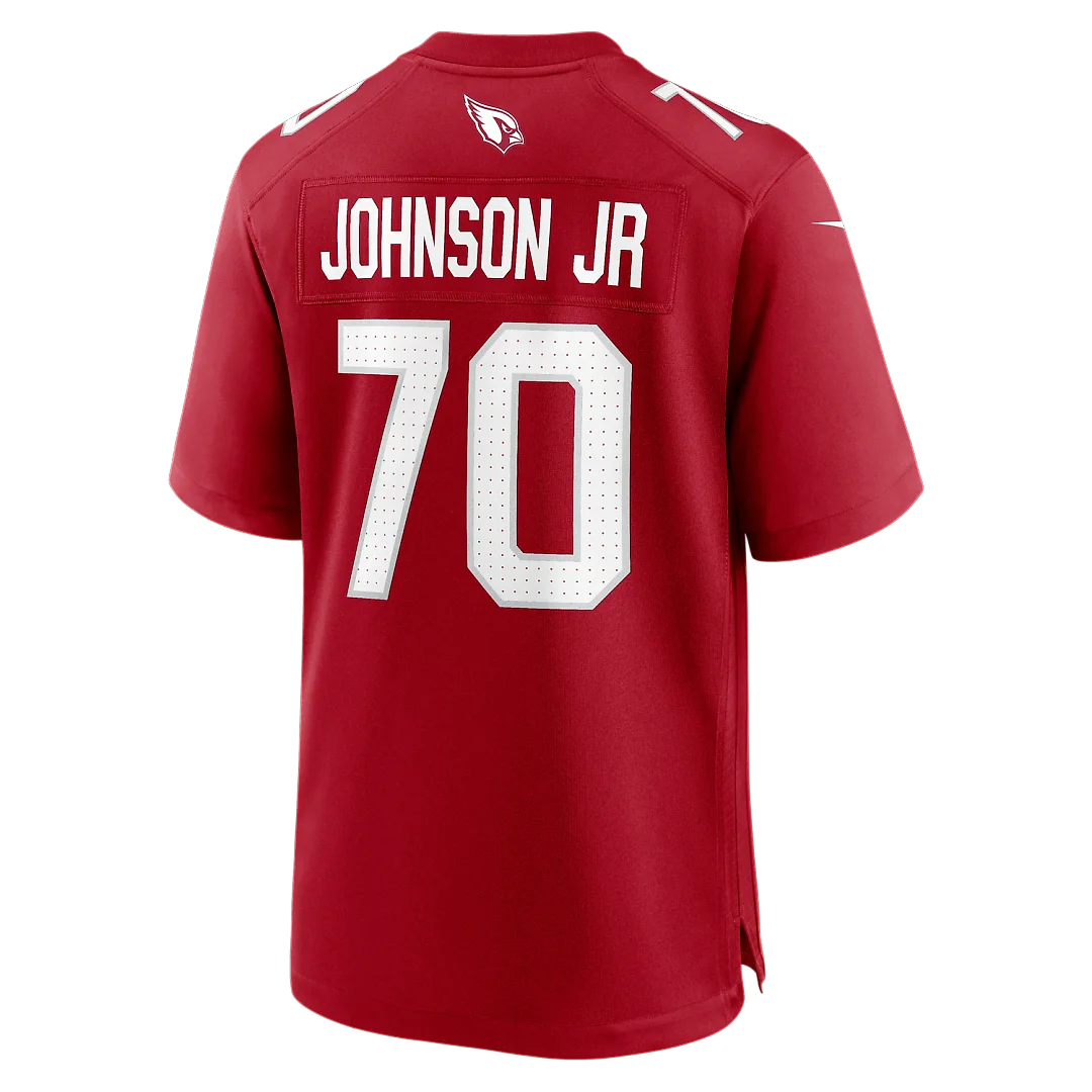 Zennovawear Paris Johnson Jr. Arizona Cardinals Game Jersey - Cardinal