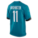 Zennovawear Parker Washington Jacksonville Jaguars Team Game Jersey - Teal