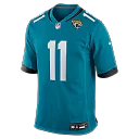 Zennovawear Parker Washington Jacksonville Jaguars Team Game Jersey - Teal