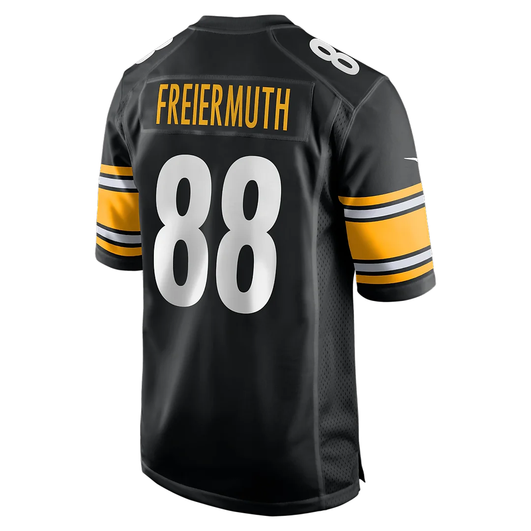 Zennovawear Pat Freiermuth Pittsburgh Steelers Game Jersey - Black