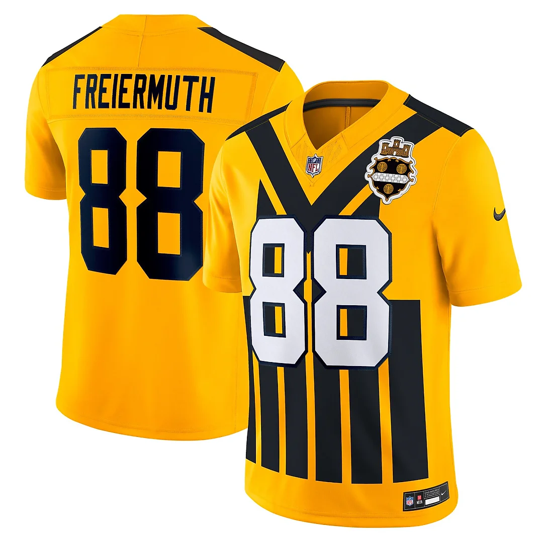 Zennovawear Pat Freiermuth Pittsburgh Steelers Alternate Vapor FUSE. Limited Jersey - Gold