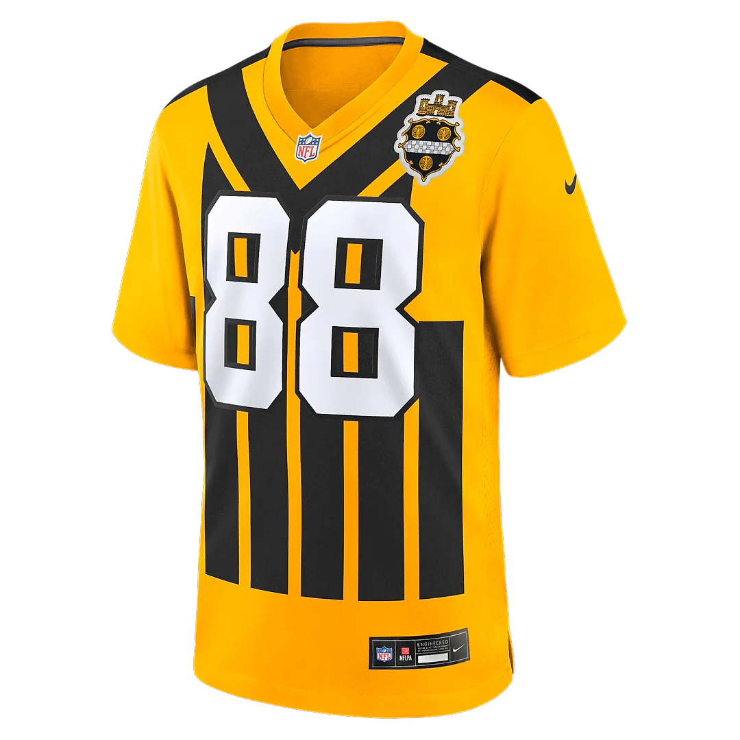 Zennovawear Pat Freiermuth Pittsburgh Steelers Alternate 1933 Throwback Game Jersey - Gold