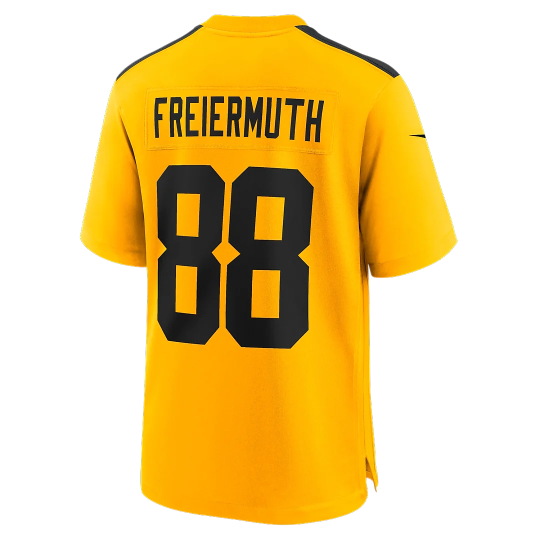 Zennovawear Pat Freiermuth Pittsburgh Steelers Alternate 1933 Throwback Game Jersey - Gold