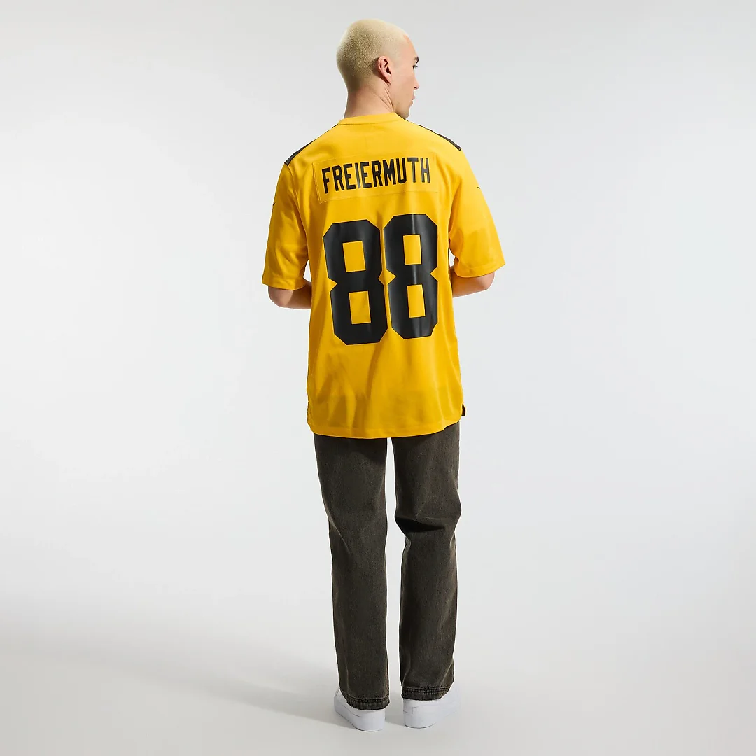 Zennovawear Pat Freiermuth Pittsburgh Steelers Alternate 1933 Throwback Game Jersey - Gold