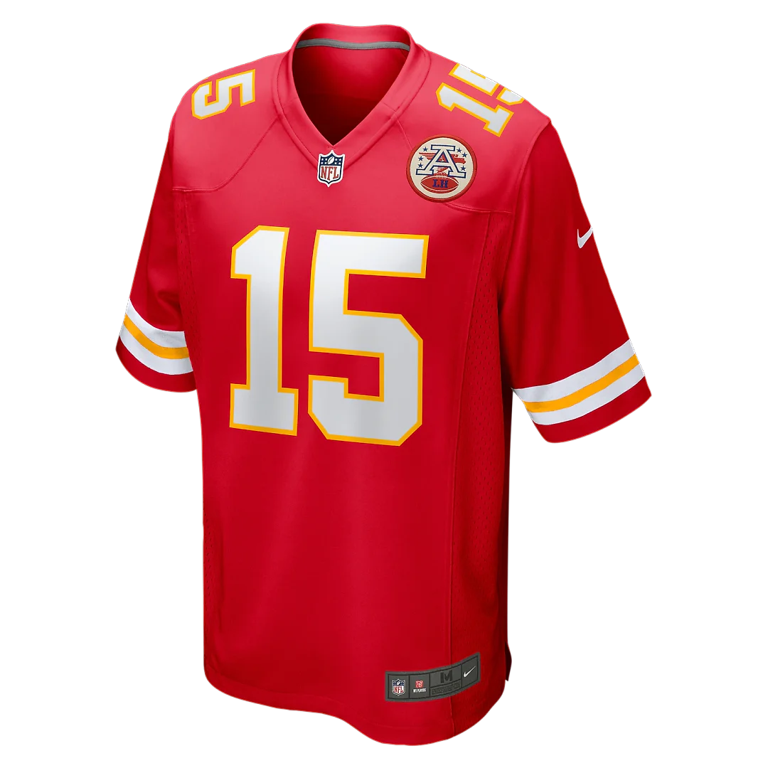 Zennovawear Patrick Mahomes Kansas City Chiefs Game Jersey - Red