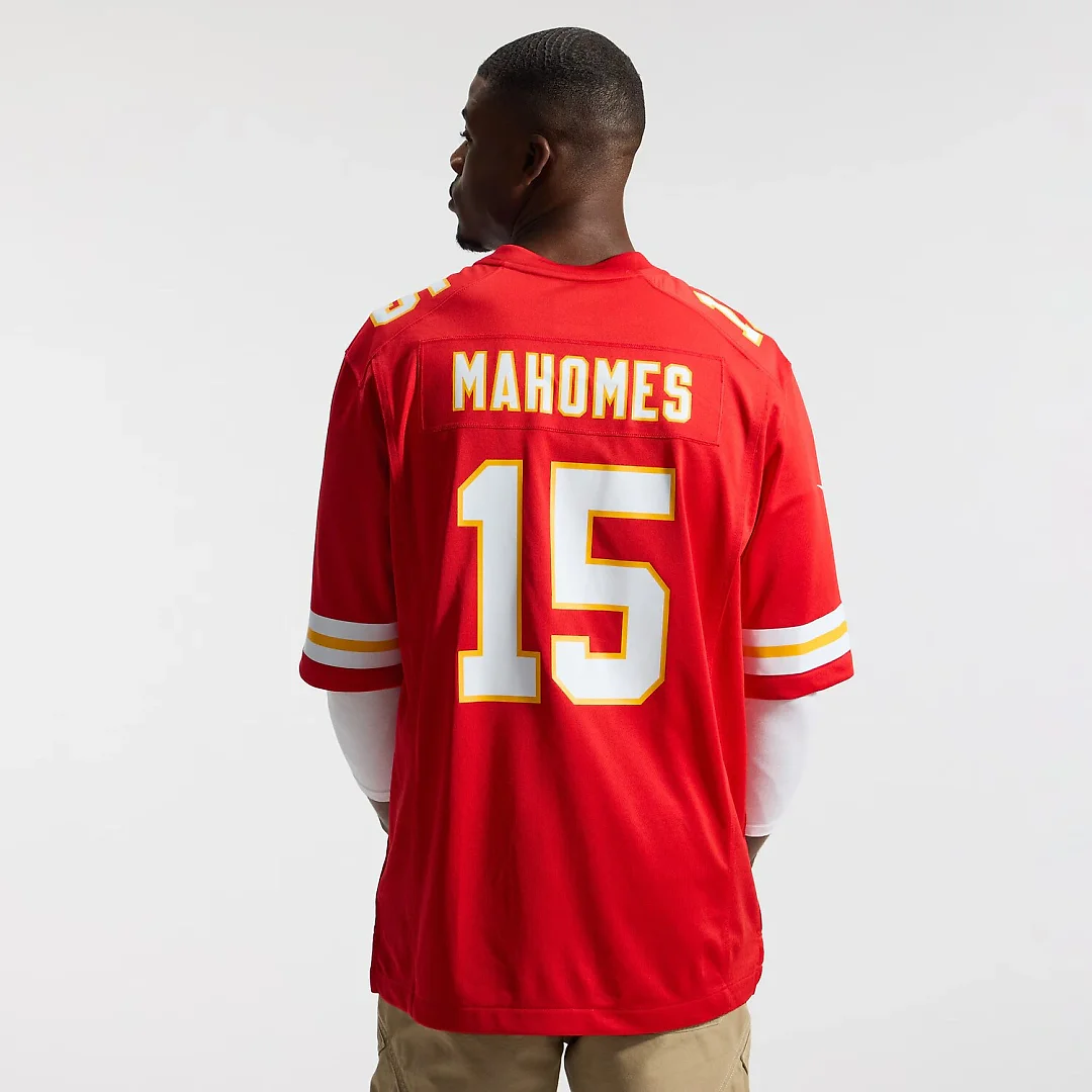 Zennovawear Patrick Mahomes Kansas City Chiefs Game Jersey - Red