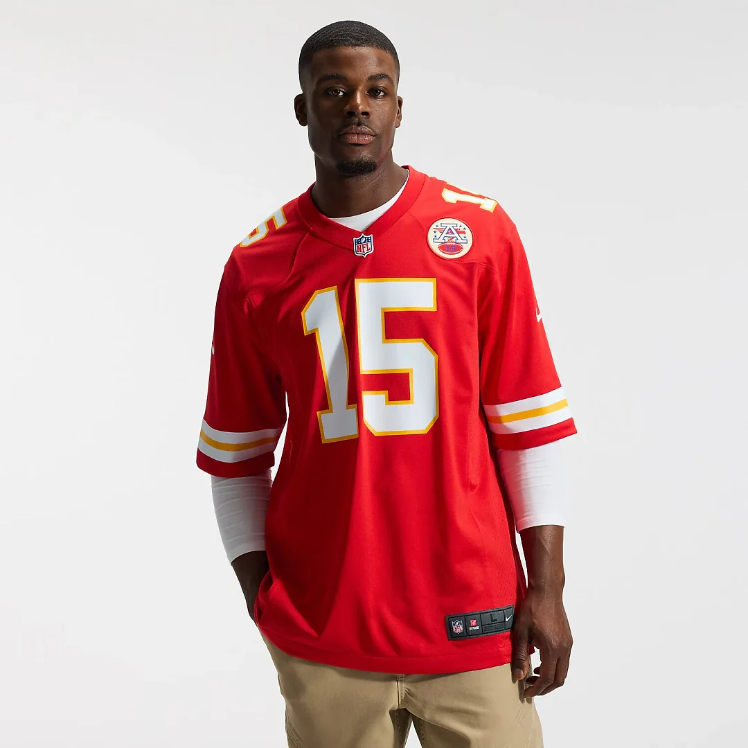 Zennovawear Patrick Mahomes Kansas City Chiefs Game Jersey - Red