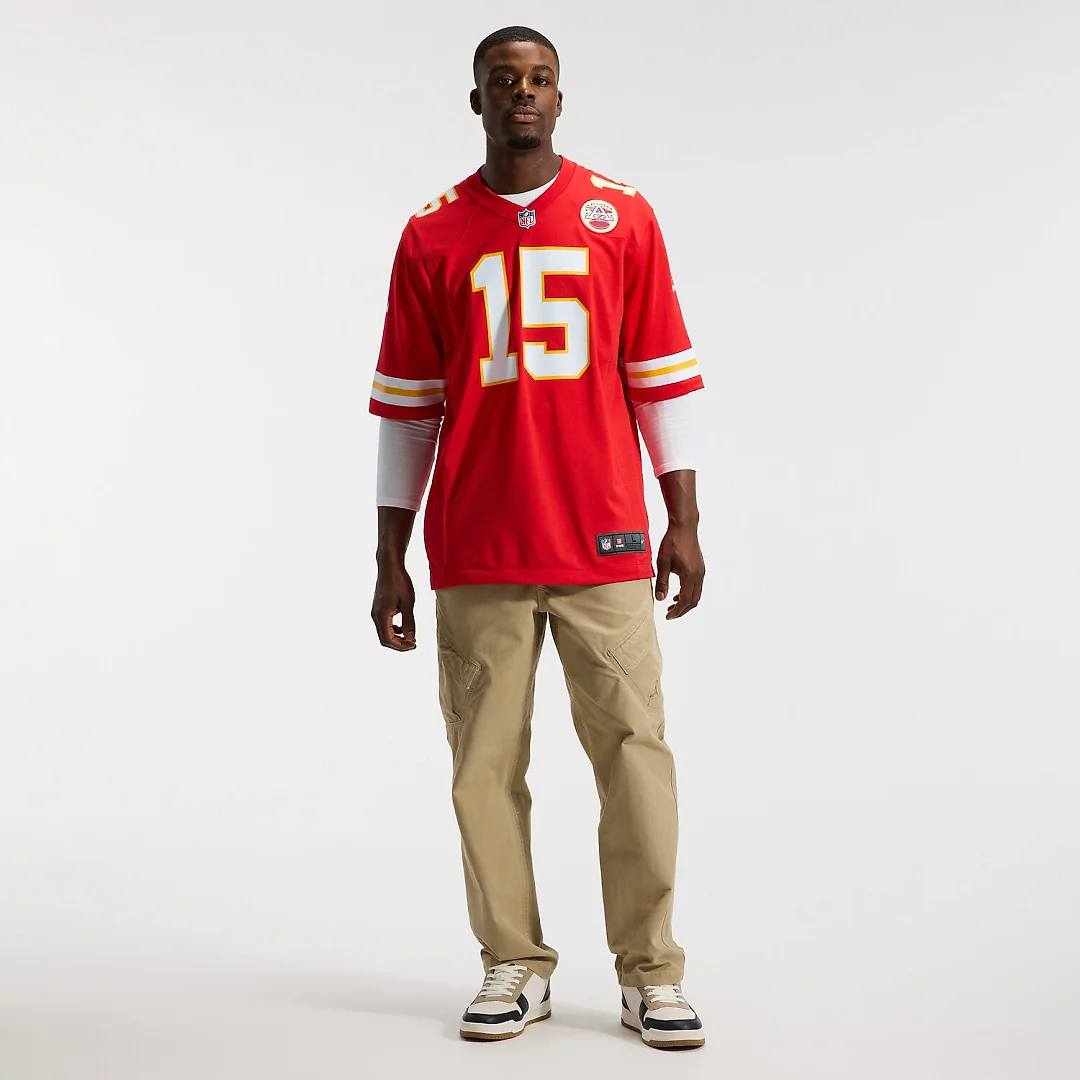 Zennovawear Patrick Mahomes Kansas City Chiefs Game Jersey - Red