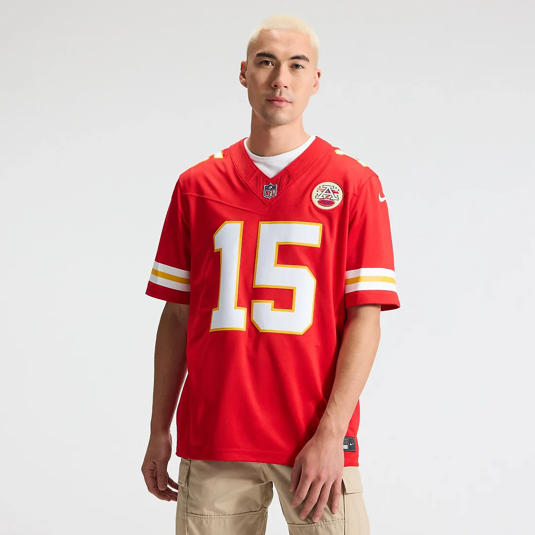 Zennovawear Patrick Mahomes Kansas City Chiefs Team Vapor FUSE. Stitched Limited Jersey - Red