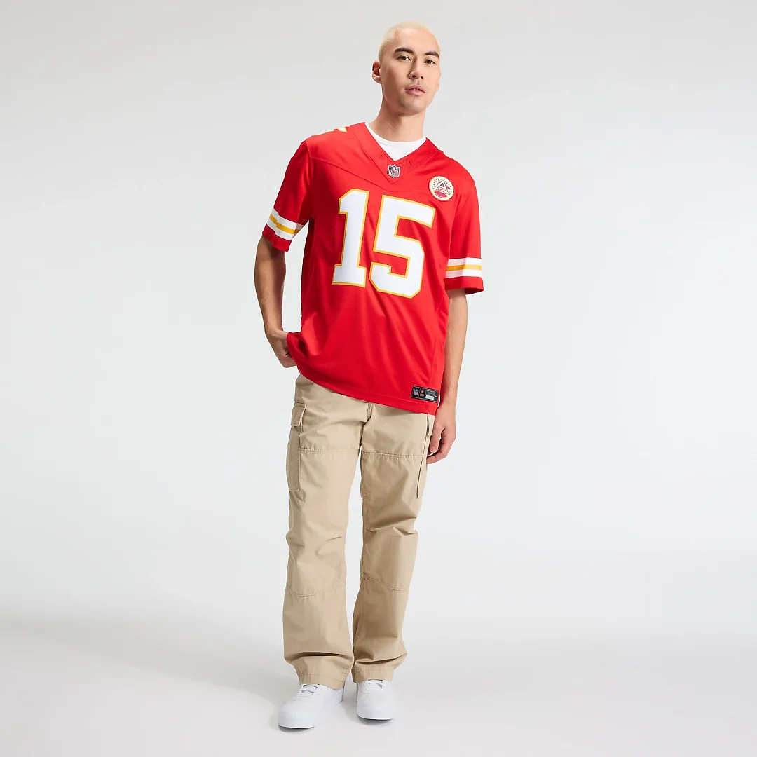 Zennovawear Patrick Mahomes Kansas City Chiefs Team Vapor FUSE. Stitched Limited Jersey - Red