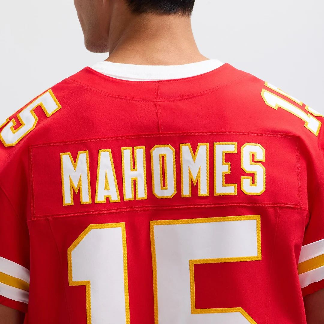 Zennovawear Patrick Mahomes Kansas City Chiefs Team Vapor FUSE. Elite Jersey - Red