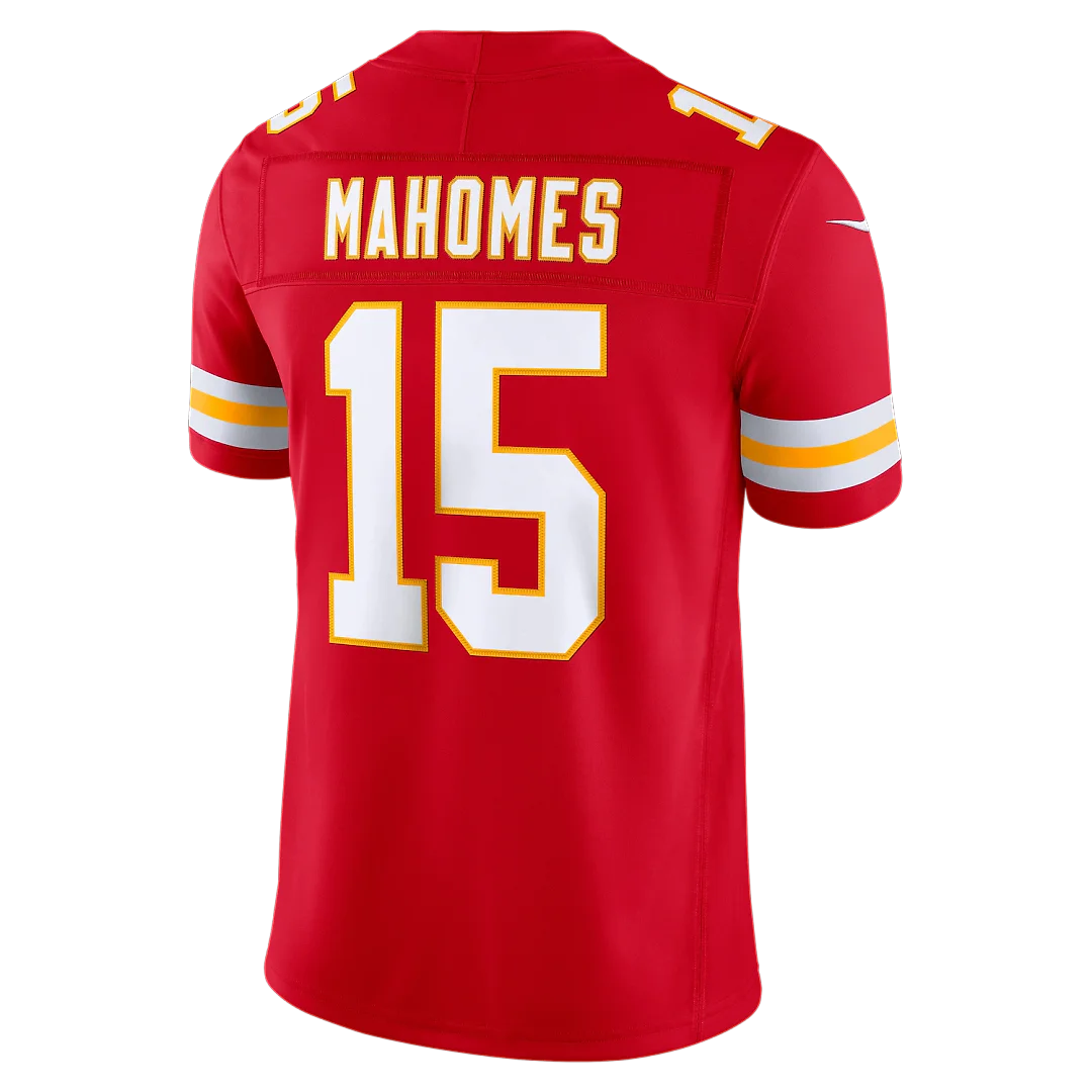 Zennovawear Patrick Mahomes Kansas City Chiefs Team Vapor FUSE. Stitched Limited Jersey - Red