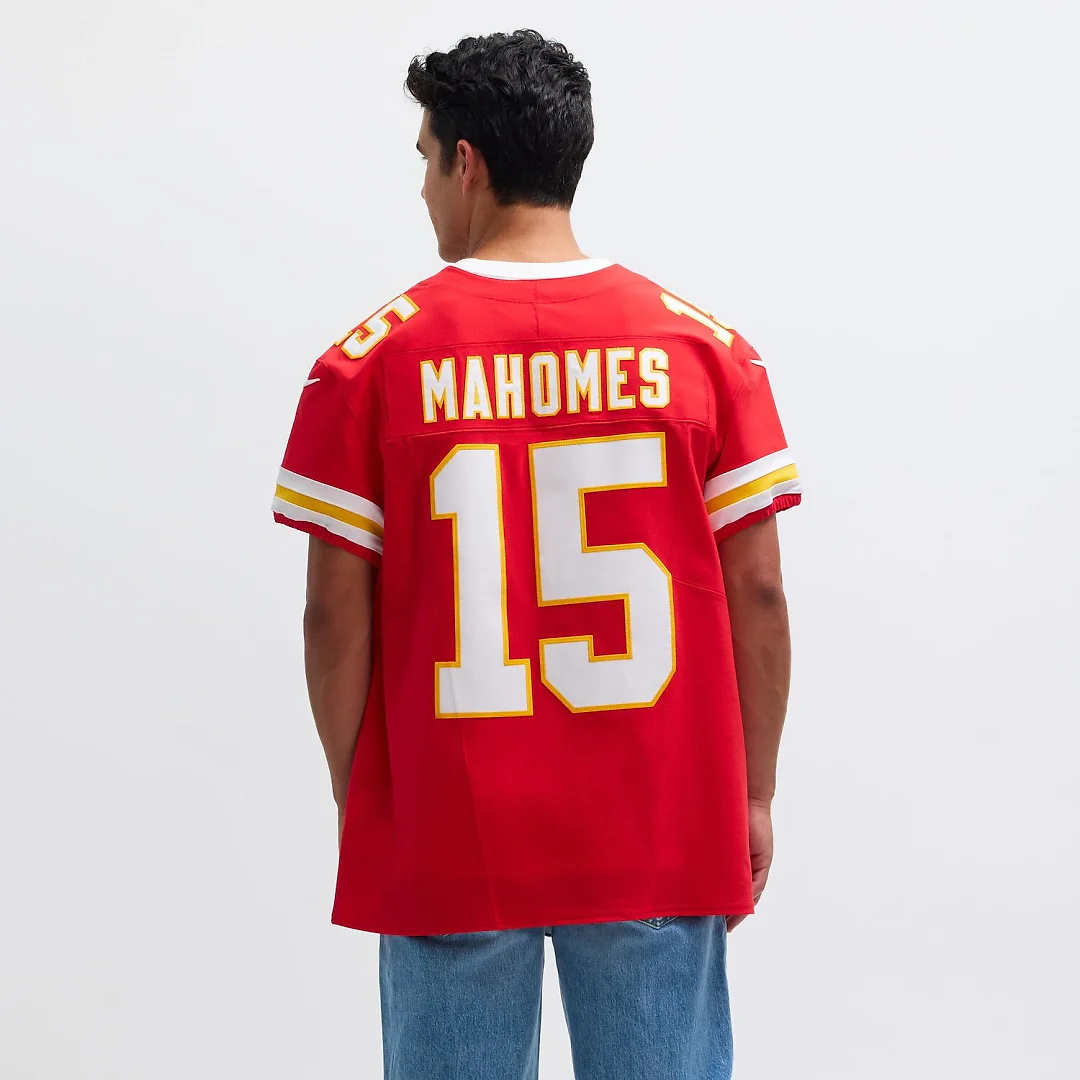 Zennovawear Patrick Mahomes Kansas City Chiefs Team Vapor FUSE. Elite Jersey - Red