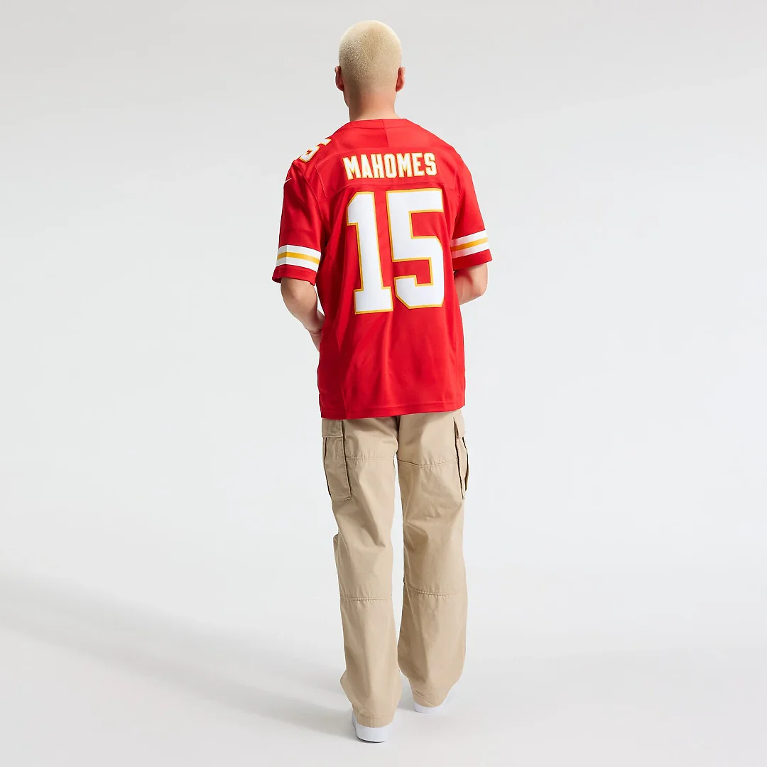 Zennovawear Patrick Mahomes Kansas City Chiefs Team Vapor FUSE. Stitched Limited Jersey - Red