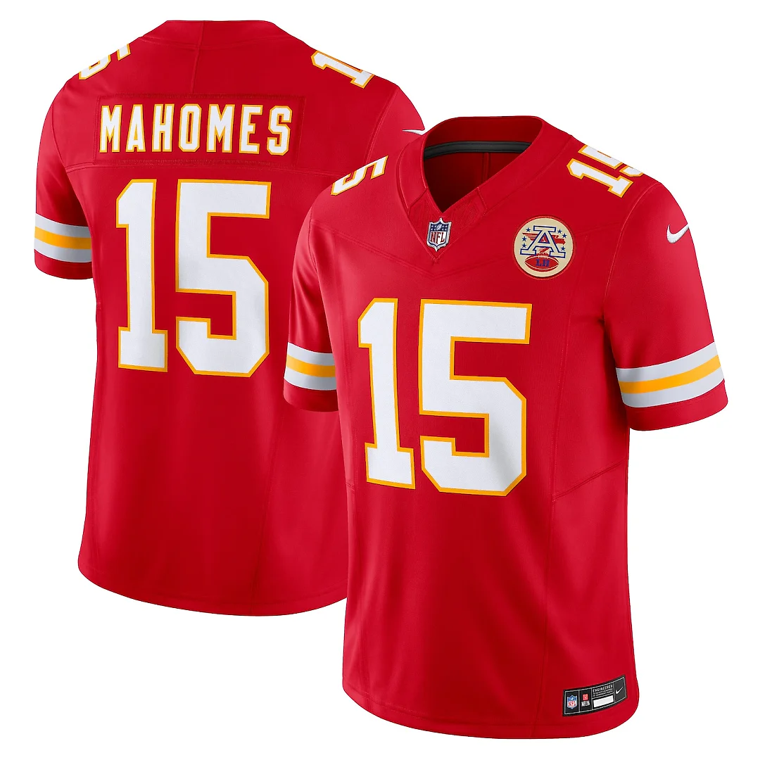 Zennovawear Patrick Mahomes Kansas City Chiefs Vapor FUSE. Limited Jersey - Red