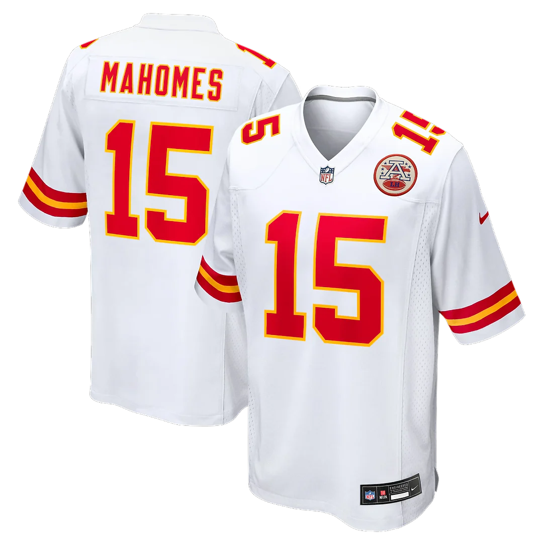 Zennovawear Patrick Mahomes Kansas City Chiefs Game Jersey - White