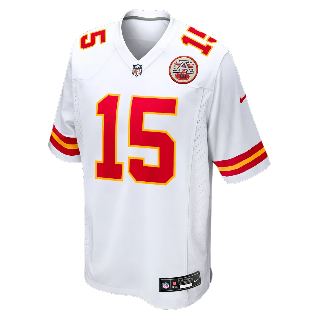 Zennovawear Patrick Mahomes Kansas City Chiefs Game Jersey - White