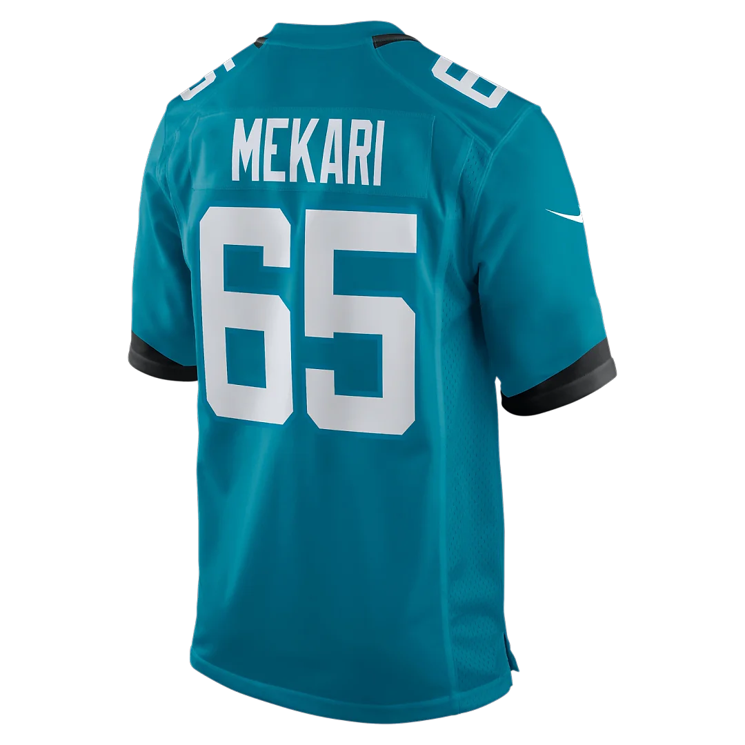 Zennovawear Patrick Mekari Jacksonville Jaguars Team Game Jersey - Teal