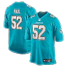 Zennovawear Patrick Paul Miami Dolphins Game Jersey - Aqua