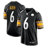 Zennovawear Patrick Queen Pittsburgh Steelers Game Player Jersey - Black