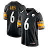 Zennovawear Patrick Queen Pittsburgh Steelers Game Jersey - Black