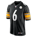 Zennovawear Patrick Queen Pittsburgh Steelers Game Jersey - Black
