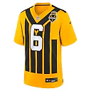 Zennovawear Patrick Queen Pittsburgh Steelers Alternate 1933 Throwback Game Jersey - Gold