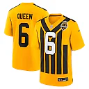 Zennovawear Patrick Queen Pittsburgh Steelers Alternate 1933 Throwback Game Jersey - Gold