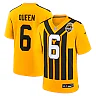 Zennovawear Patrick Queen Pittsburgh Steelers Alternate 1933 Throwback Game Jersey - Gold