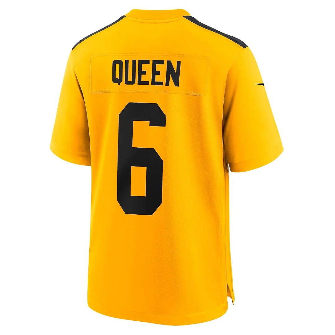 Zennovawear Patrick Queen Pittsburgh Steelers Alternate 1933 Throwback Game Jersey - Gold