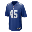 Zennovawear Patrick Ricard New York Giants Team Game Jersey - Royal