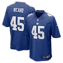Zennovawear Patrick Ricard New York Giants Team Game Jersey - Royal