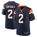 Zennovawear Patrick Surtain II Denver Broncos Alternate Game Jersey - Navy