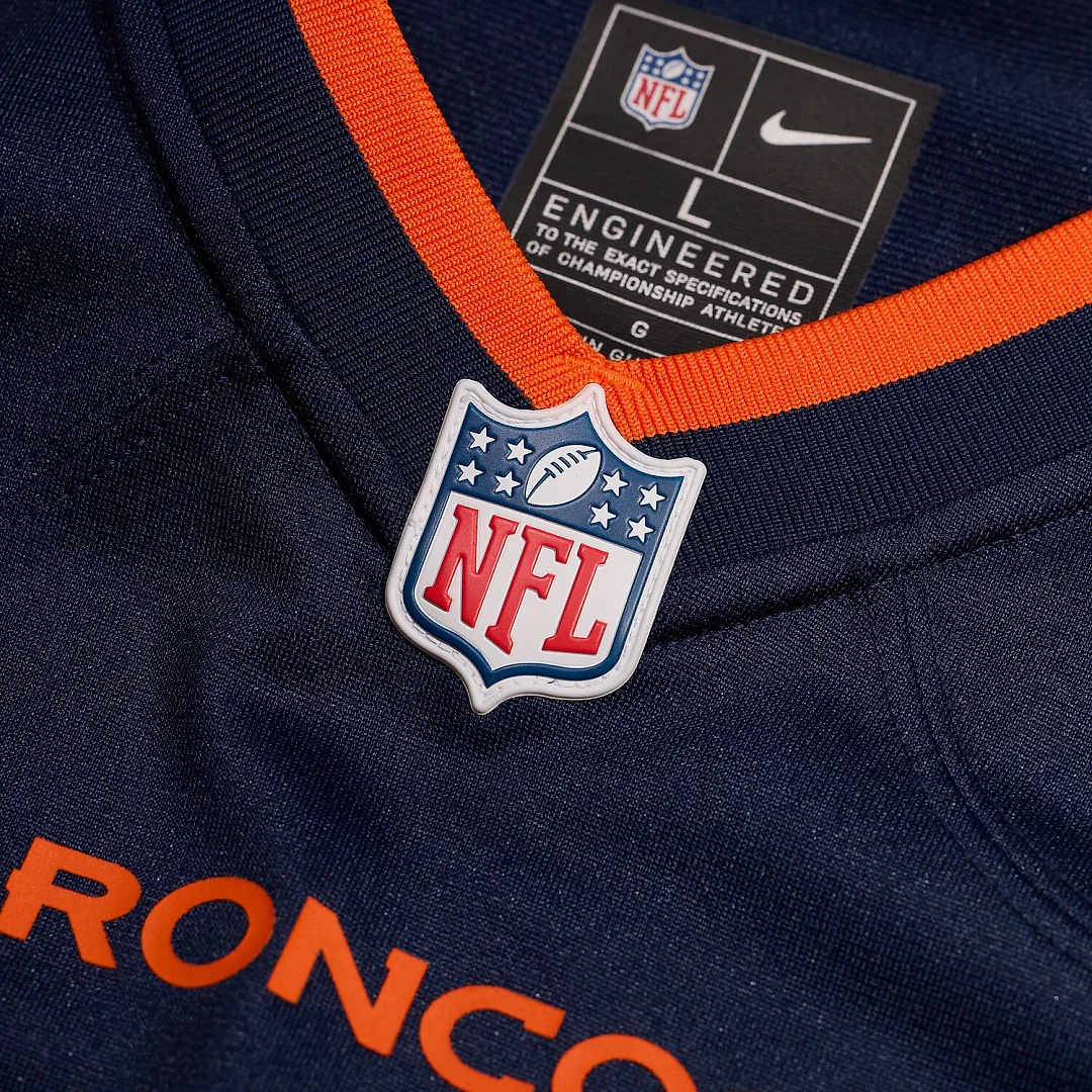 Zennovawear Patrick Surtain II Denver Broncos Alternate Game Jersey - Navy