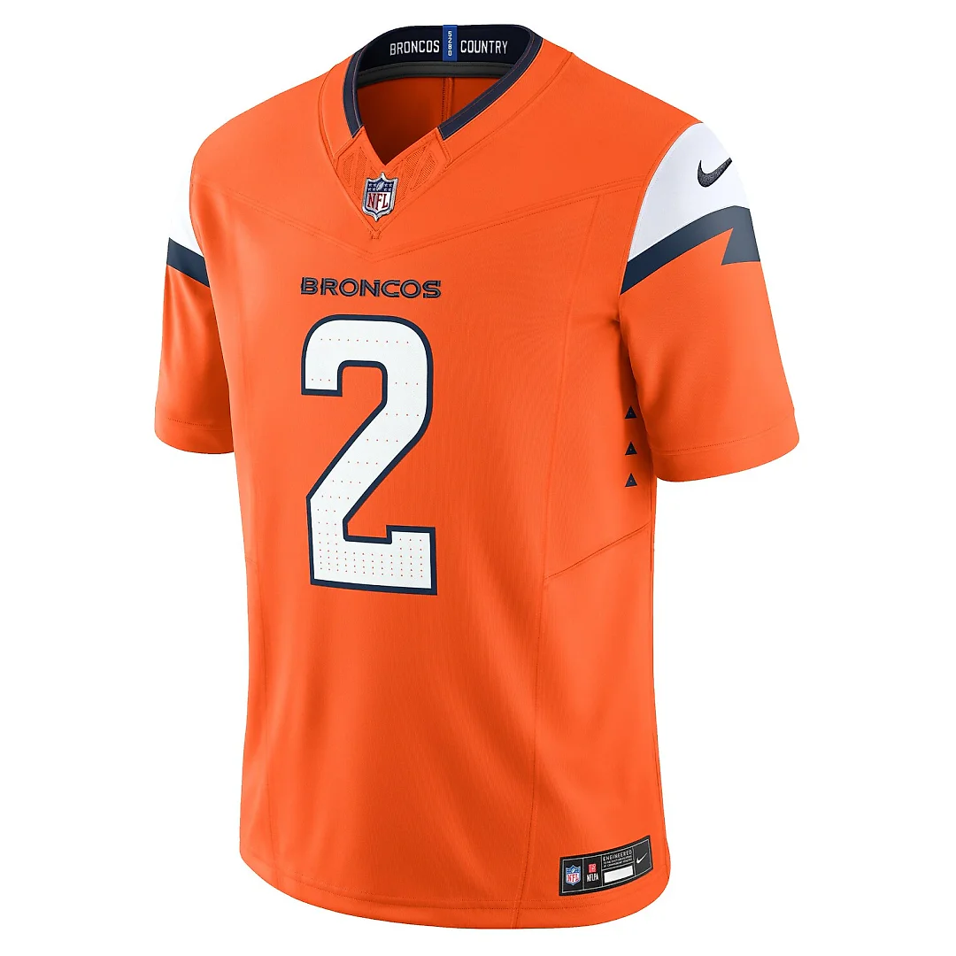 Zennovawear Patrick Surtain II Denver Broncos Team Vapor FUSE. Limited Jersey - Orange