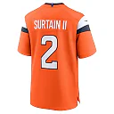 Zennovawear Patrick Surtain II Denver Broncos Team Game Jersey - Orange