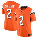 Zennovawear Patrick Surtain II Denver Broncos Team Vapor FUSE. Limited Jersey - Orange