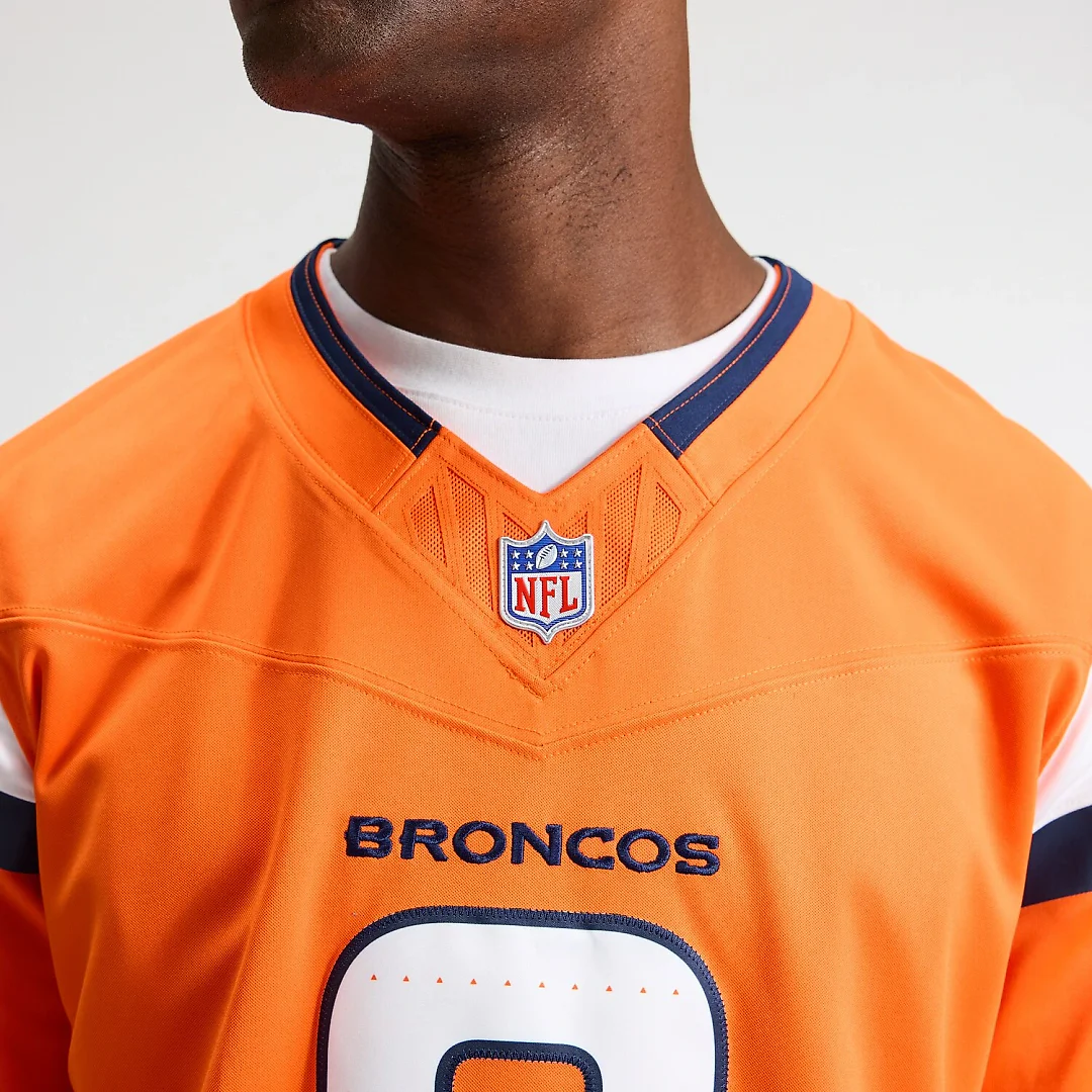 Zennovawear Patrick Surtain II Denver Broncos Team Vapor FUSE. Stitched Limited Jersey - Orange