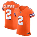 Zennovawear Patrick Surtain II Denver Broncos Alternate Vapor FUSE. Elite Jersey - Orange
