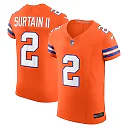 Zennovawear Patrick Surtain II Denver Broncos Alternate Vapor FUSE. Elite Jersey - Orange