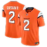 Zennovawear Patrick Surtain II Denver Broncos Team Vapor FUSE. Stitched Limited Jersey - Orange