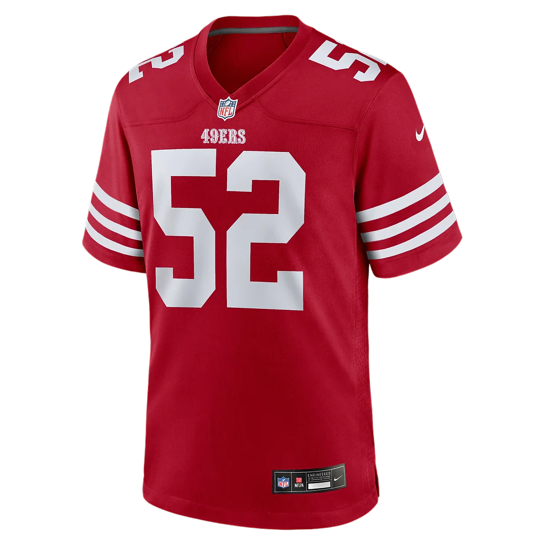 Zennovawear Patrick Willis San Francisco 49ers Retired Player Game Jersey - Scarlet